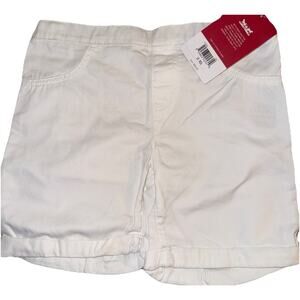 NWT Girl’s Levi’s White Midi Shorts Mid Rise Pull On Size 12